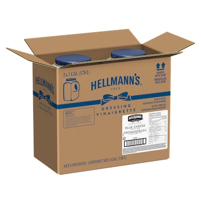 Hellmann's® Classics Blue Cheese 3.78L 2 pack - Hellmann's® Classics Blue Cheese Dressing: To your best salads with dressing that looks, performs and tastes like you made it yourself.